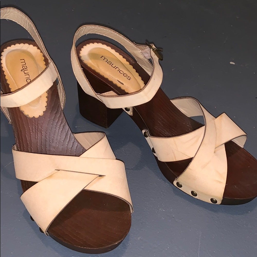 Maurice’s chunky heels